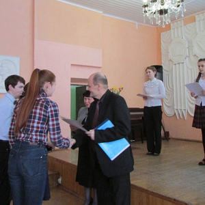 вручение награды квартету