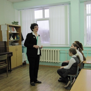 Ведущая концерта Большакова Г.П.