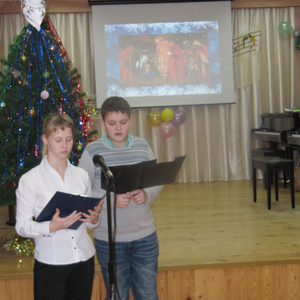 Ведущие концерта Сливкин П., Бахматьева С.